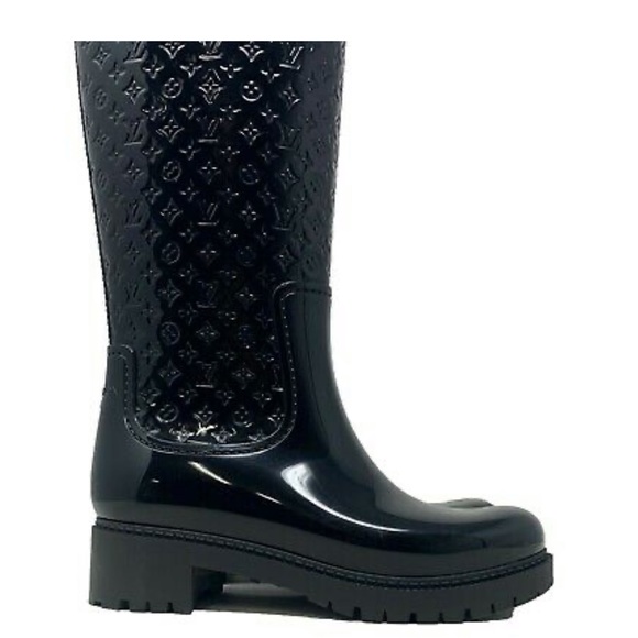 Louis Vuitton Rubber Monogram rain boots - Picture 4 of 8
